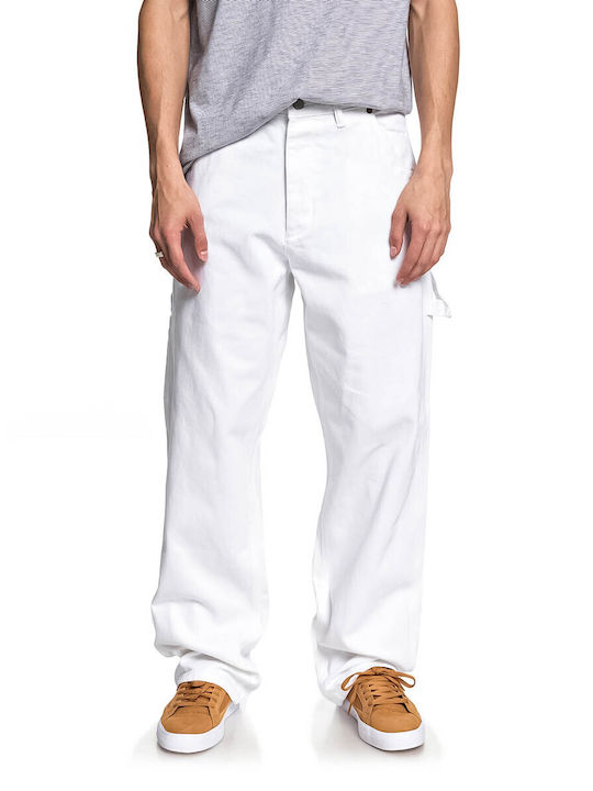 Herren Jeanshose Loose Baggy Fit Weiß