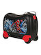 Samsonite Spiderman Детска Черна с 4 колела Височина 21см.