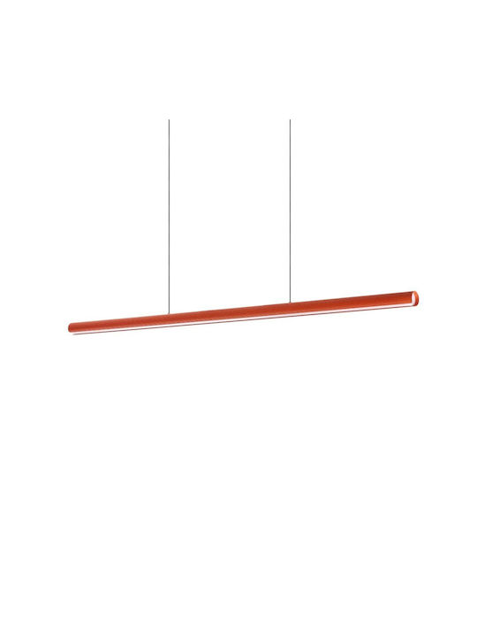 Ideal Lux Dorica Κρεμαστό Φωτιστικό Πορτοκαλί L...