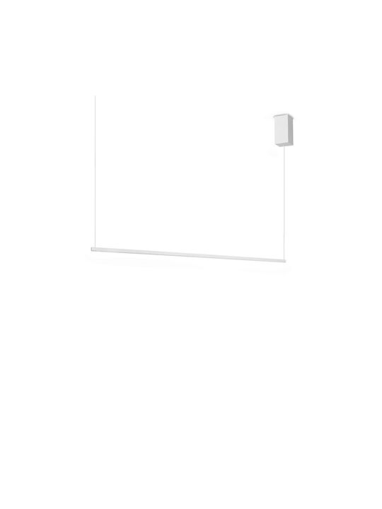 Ideal Lux Essence Hängelampe Weiß Schiene 115x213.5cm.