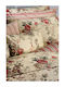 Down Town Home Сет Чаршафи с Ластик 250x270+35см. 869 Antique Antique Flower 4бр