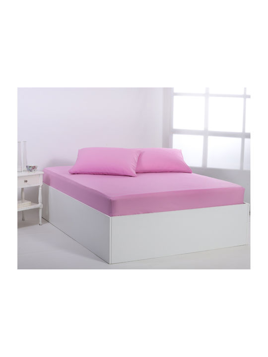 Silk Fashion Σεντόνι Μονό με Λάστιχο 105x200+35εκ. Pastel Levander