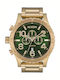 51-30 Herrenuhr Chronograph Batterie mit Gold Rostfreiem Stahlarmband