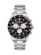 Philip Watch Caribe Men's Watch Battery with Silver Metal Bracelet