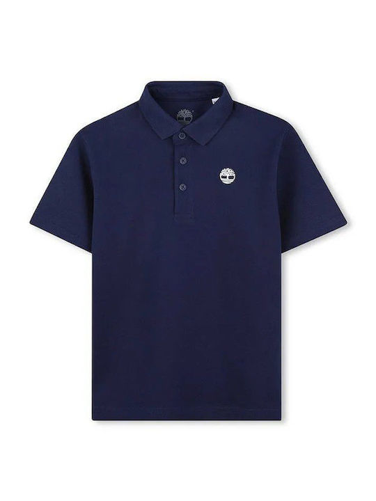 Kinderpolo Kurzarm Blau