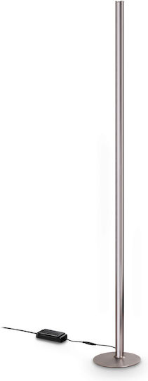 Ideal Lux Dorica LED Φωτιστικό Δαπέδου Υ190xΜ25εκ. με Θερμό Λευκό Φως 7100lm Γκρι