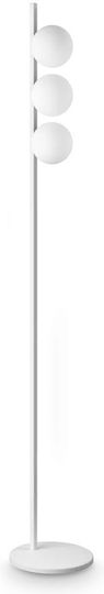 Ideal Lux Binomio Lampa de podea Î160xL25cm. cu Soclu pentru Bec G9 Alb