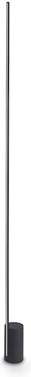 Ideal Lux Essence LED Floor Lamp H160.5xW10cm. with Warm White Light 2400lm Black