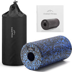 Everest Fitness Κύλινδρος Μασάζ Μαύρος 15cm