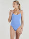 Wave Light Blue Swimsuit