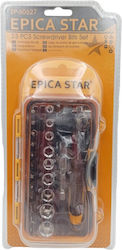 Epica Star Set 23 Surubelnite cu 22 Capete Interchangeabile
