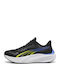 Kids Sports Running Shoes with Laces Black