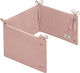 Julius Zöllner Crib Bumpers Classic Inside Dusty Rose