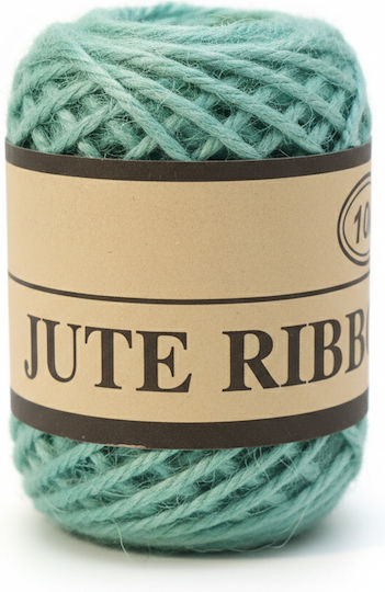 Jute Turquoise Lace 2mm X 10m Crafts