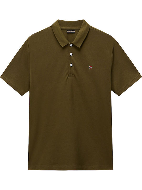 Napapijri Ealis Polo T-shirt Λαδι