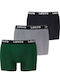 Ανδρικά Μποξεράκια Green, Grey, Black 3Pack