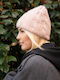 Cap Beanie Beanie Knitted in Pink color