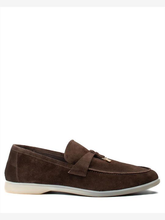 Ανδρικά Loafers σε Καφέ Χρώμα