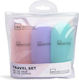 Travel Bottle Set 3 Pieces Idc Institute 90309