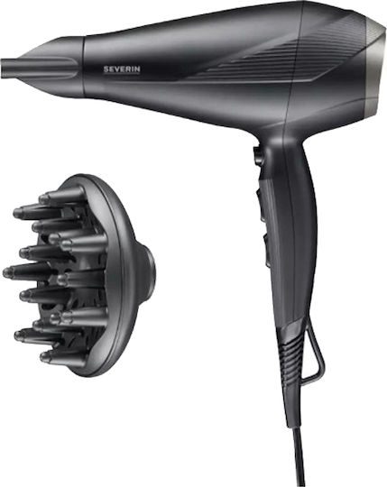 Severin Ionic Professional Hair Dryer Turbo with Diffuser 2300W