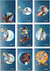 Narcissus Brand Set 9 Notebooks Square
