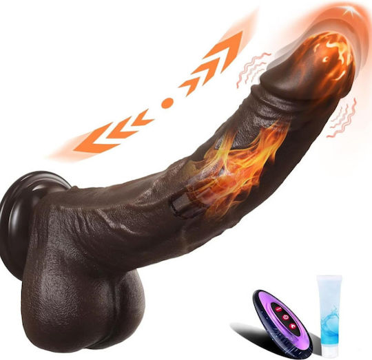 APH Ultra Realistic Dildo Realistisch Vibrator mit Fernbedienung Schwarz