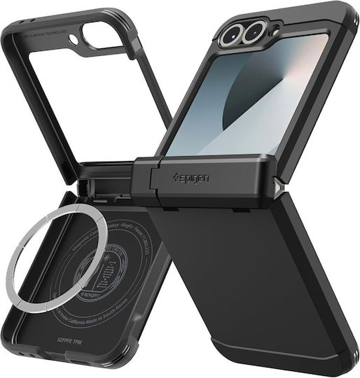 Spigen Tough Book Πλαστικό Μαύρο (Galaxy Z Flip6 / Z Flip7 FE)