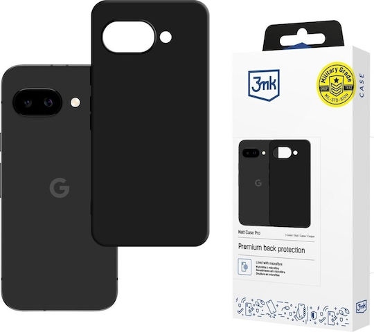 3MK Back Cover Σιλικόνης Μαύρο (Google Pixel 10A, 3MK)