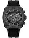Police Norwood Men's Watch Chronograph Battery with Black Rubber Strap