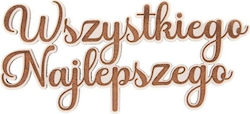 Holzhandwerksdekoration Wszystkiego Najlepszego 5er Verpackungen