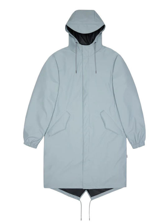 Fishtail Winter Jacke Parka Wasserdicht Light Blue