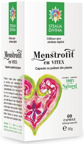 Steaua Divina Menstrofit with Vitex 60 caps