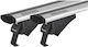 Menabo Aluminum Roof Bars Blade M Silver 118 Cm End Alfa High Nissan Pathfinder R51 4 Doors 2005>2012 Flush Rails 2 Pieces 12920/mb Mp.12920/mb-6
