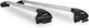 Menabo Folding Aluminum Car Roof Bars Ariete 815-1195 Cm Silver Color Audi A3 8pa Sportback 5 Doors 2004>2012 Flush Rails 55 Cm Max-2 Pcs 12060/mb Mp.12060/mb-1