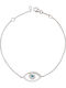 Savvas Design Women's Bracelet made of White gold 18K with Diamond