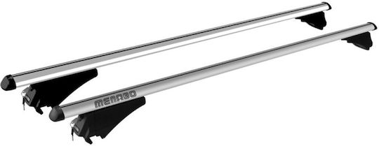 Menabo Autodachträger Aluminium Tiger 1185 Cm Silber Farbe BMW Serie 5 G61 Touring 5 Türen 2024 Flush oder Raised Dachreling-2 Stück 8490/μβ Mp.8490/mb-12