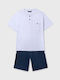 Kinder-Set mit Shorts Sommer 2Stück White