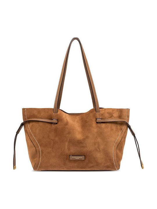 Set Leather Women's Bag Shoulder Brown