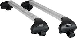 Menabo Folding Aluminum Car Roof Bars Ariete 815-1195 Cm Silver Color Opel Astra G Sportourer 5 Doors 1998>2004 Raised Rails 55 Cm Max-2 Pieces 12050/mb Mp.12050/mb-181
