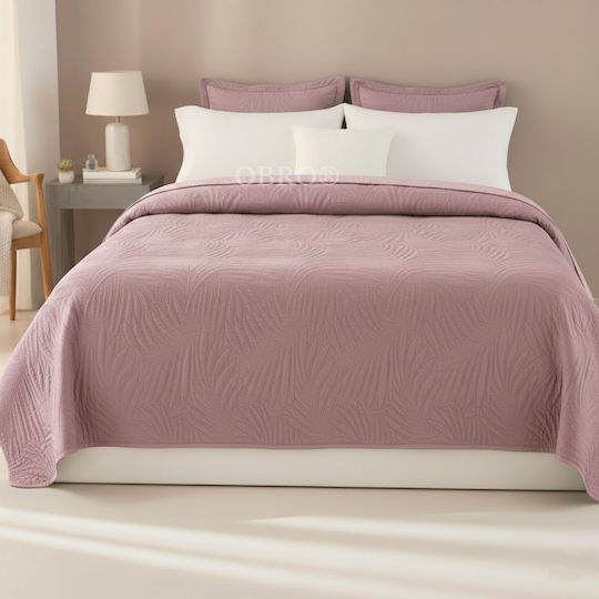 Κουβερλί Μονό Powder Pink 160x230cm