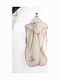Dimcol Baby Hooded Towel Deer Ecru-Pink 75x85cm
