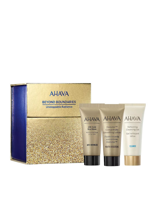 Ahava Beyond Boundaries - Unstoppable Radiance Hautpflegeset für Anti-Aging & Aufhellung 3Stück
