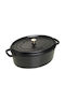 Staub Кокот Гастрономически Съд Овален Чугунен 37x25см 8л