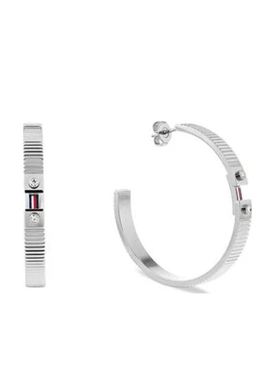 Tommy Hilfiger Σκουλαρίκια Κρίκοι από Ατσάλι