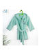 Dimcol Kids Hooded Bathrobe Mint
