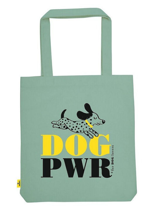 Moses Πάνινη Τσάντα Big Cotton Shopping Bag Dog Pwr Moses Πάνινη Τσάντα Big Cotton Shopping Bag Dog Pwr