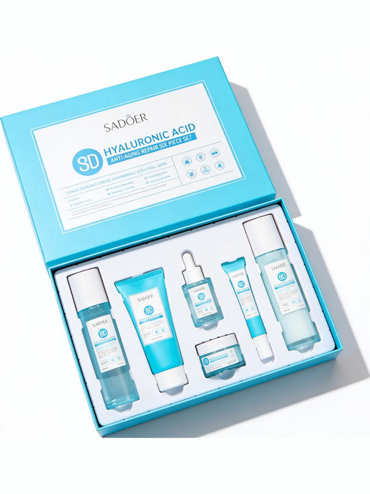 Sadoer 8D Hyaluronic Acid Σετ Περιποίησης για Ενυδάτωση & Λάμψη 6τμχ