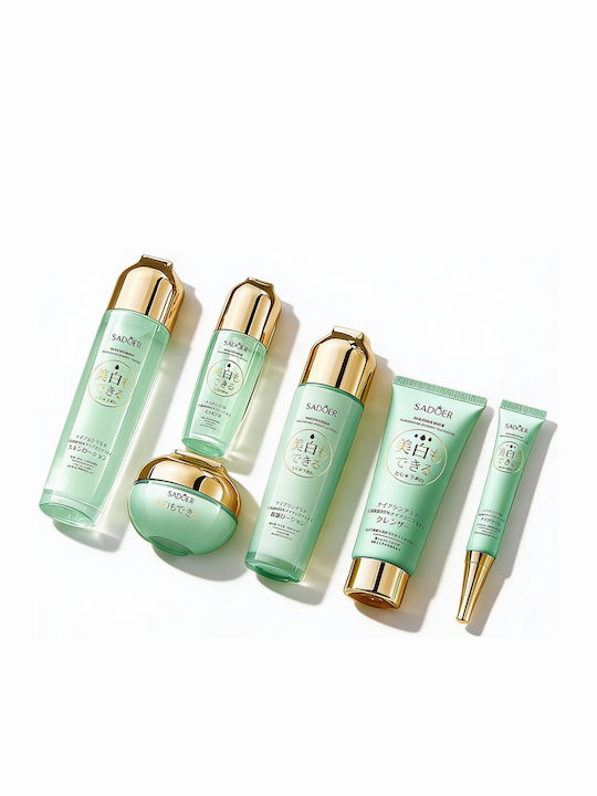 Sadoer Niacinamide Care Hautpflegeset für Aufhellung 6Stück