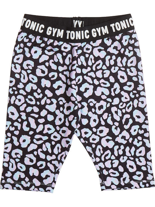Gym Tonic Kinder Leggings Sport Kurz Schwarz Gym Tonic