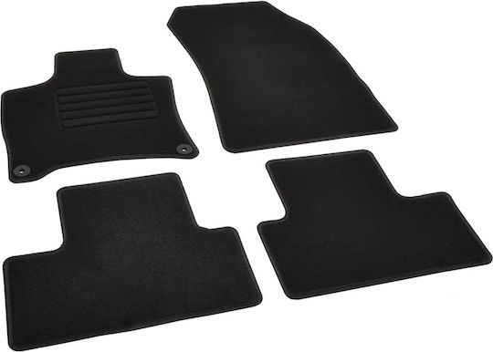 Standard Black Floor Carpet Mats Compatible with Peugeot 308 III HB Astra L HB Facelift Set of 4